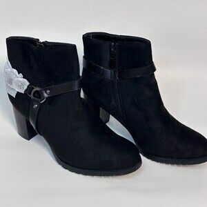 Dream Pairs Black Ankle Booties, Size‎ 11 - New, Stylish and Comfortable